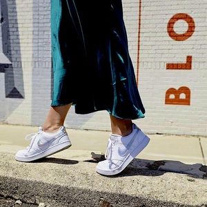 Nike court vision sneaker iridescent